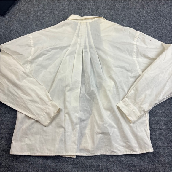 WOOLRICH Women’s Vintage White Button Up Blouse w/ embroidery size: XL - Picture 2 of 7
